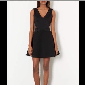 Topshop Cutout Skater Dress